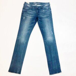 NWT dELiA*s Jeans Taylor Low-Rise Lightly Distressed Skinny Fit. Size 9/10 Long